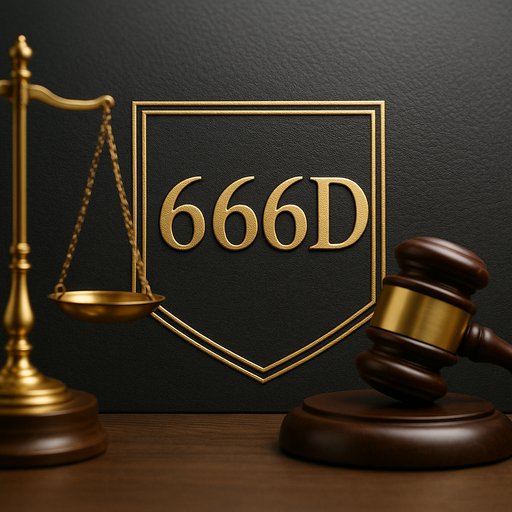 Hero banner for 666D interpretation and definitions page, showing the 666D logo with a formal legal design. The banner conveys trust and clarity for Pakistani players.